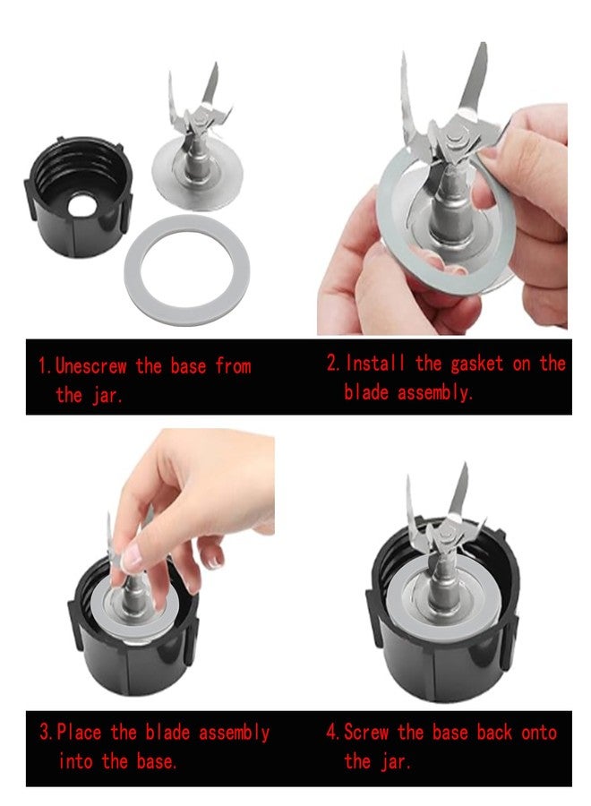 Lilaly 5pcs Blender O-Ring Gasket Replacement, Black Rubber Blender Part Gasket, Fits 5cm/1.97inch Jars - Image 5